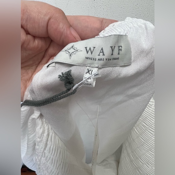 Wayf Smocked Tie Back Maxi  Dress - Picture 6 of 9